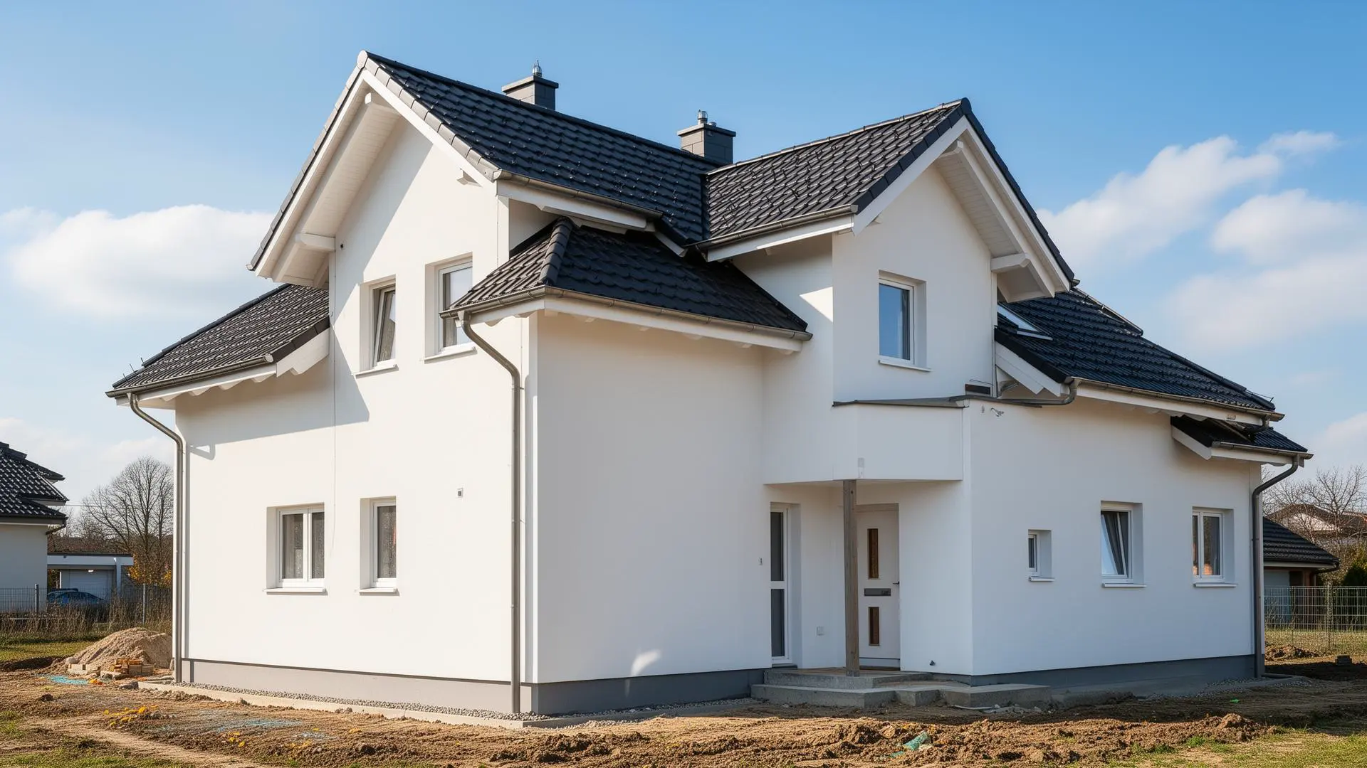 Referenz: Neubau mit WDVS gedämmt – Robert Buchs